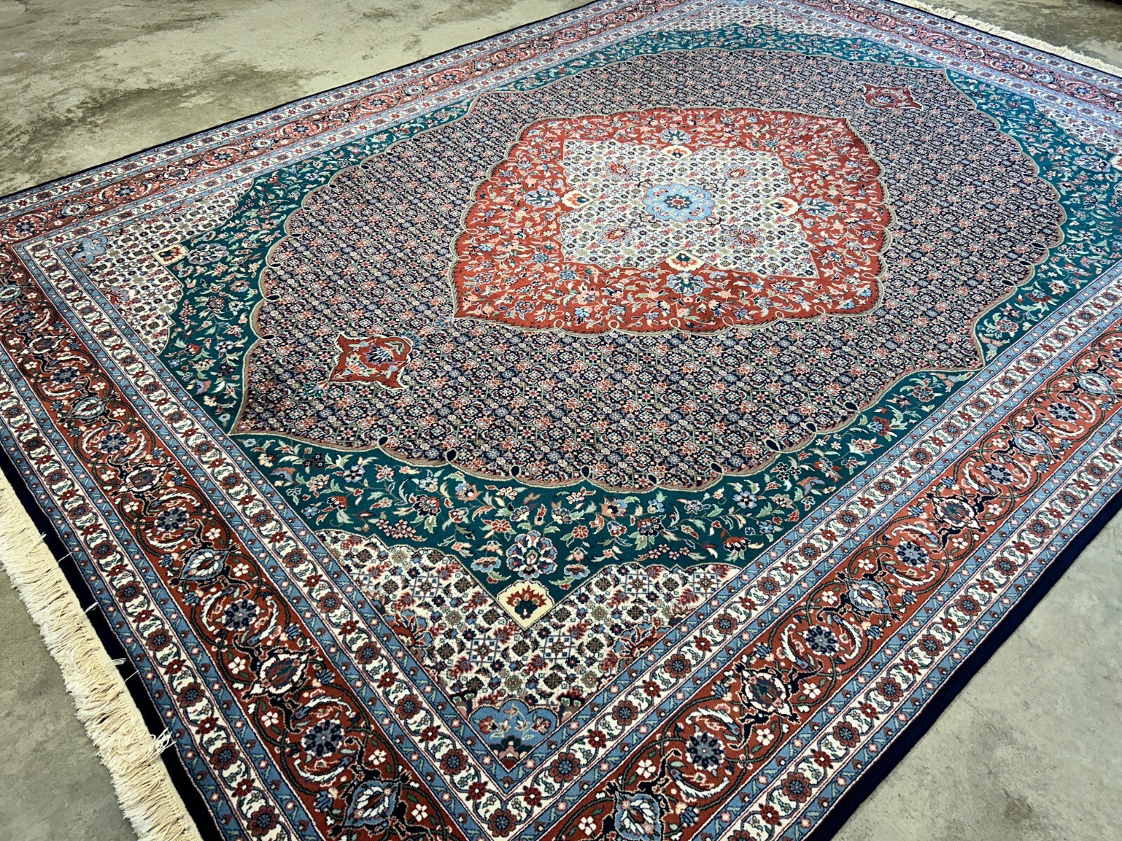 9'x12' Hand-Knotted 100% Wool Pile Sinopersian Carpet - Area Rug
