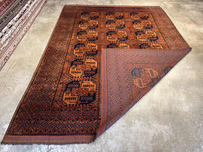 8'8"x12'1" Hand-Knotted 100%  Wool Pile Bokhara Rug