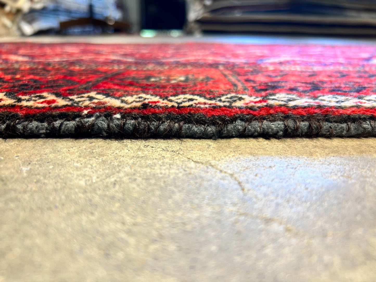 3'3"x6'2" Hand-Knotted 100% Wool Pile Persiane Balouchie Rug