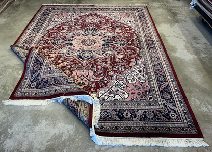 9'x11'9" Hand-Knotted 100% Wool Pile Herize Rug