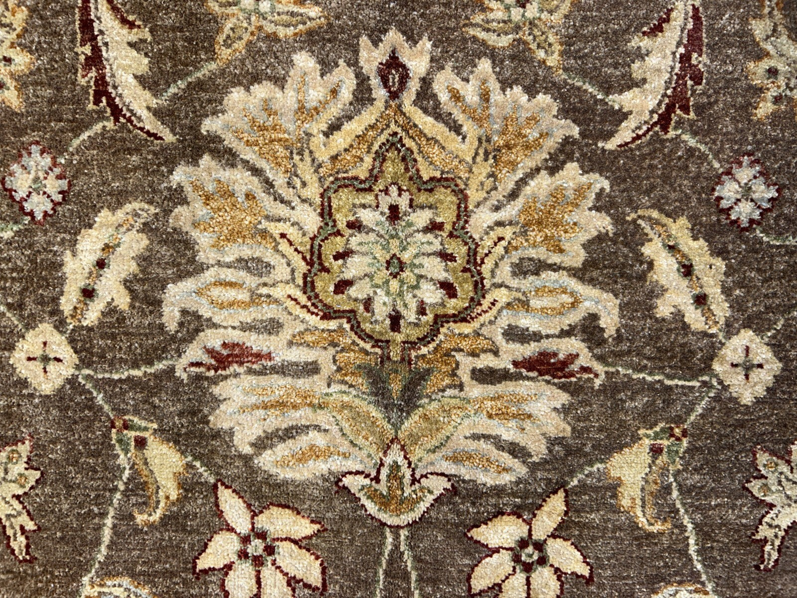 9'x12' Hand-Knotted 100% Wool Pile Agra Rug