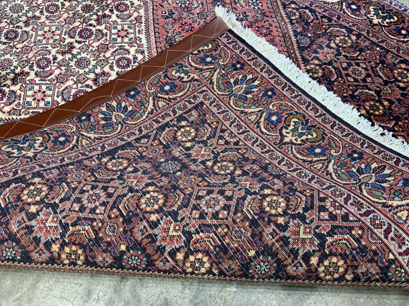 3'8"x6'1" Hand-Knotted 100% Wool Pile Bijare Carpet - Area Rug