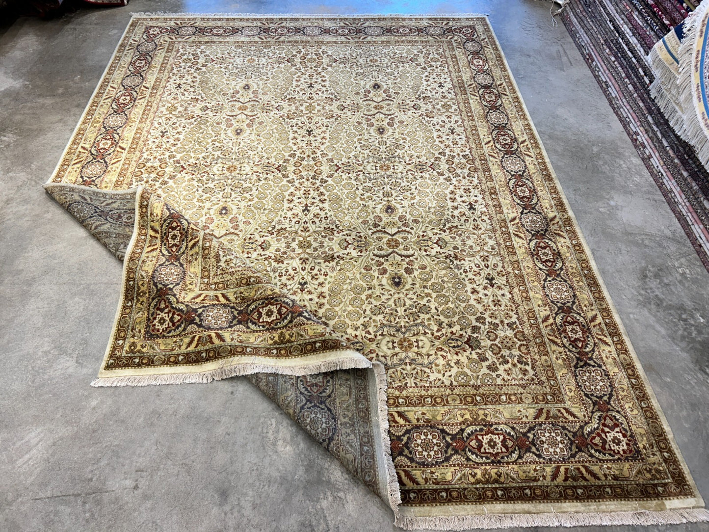 8'10"x11'10" Hand-Knotted 100% Wool Pile Oriental Rug