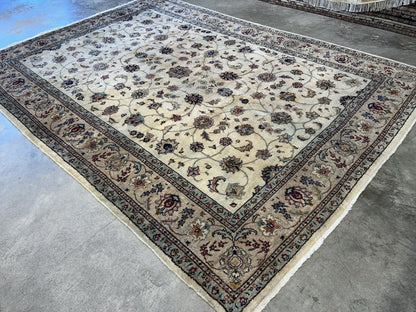 7’x9’11” Vintage Hand-Knotted 100% Wool Pile Tabrize Area Rug - Carpet