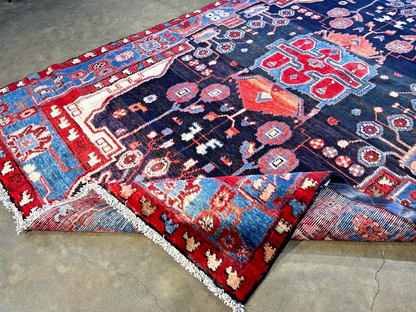 4'0" x 7'8" Hand-Knotted 100% Wool Pile Nahavande Area Rug