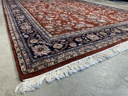 8’1”x9’11” Hand-Knotted 100% Wool Pile Oriental Area Rug - Carpet