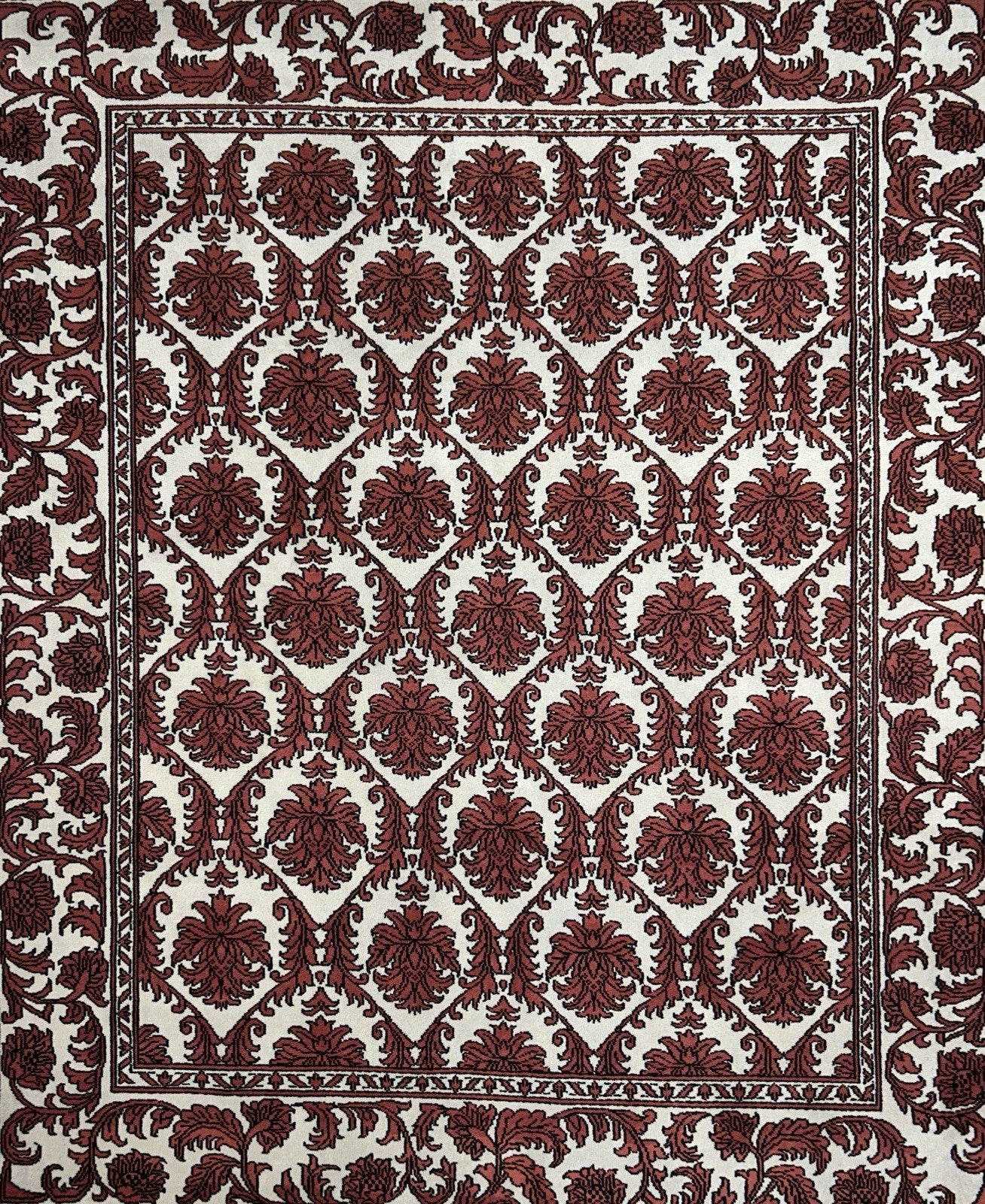 8’x9’11” Hand-Knotted 100% Wool Pile Oriental Area Rug - Carpet