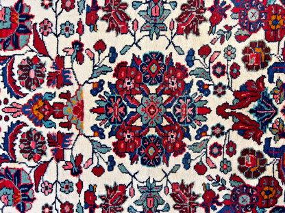 5'2" x 10'11'' Hand-Knotted 100% Lamb Wool Carpet - Hamadane Area Rug