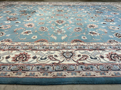 9'x12' Hand-Knotted 100% Wool Pile Kashane Design Carpet - Area Rug