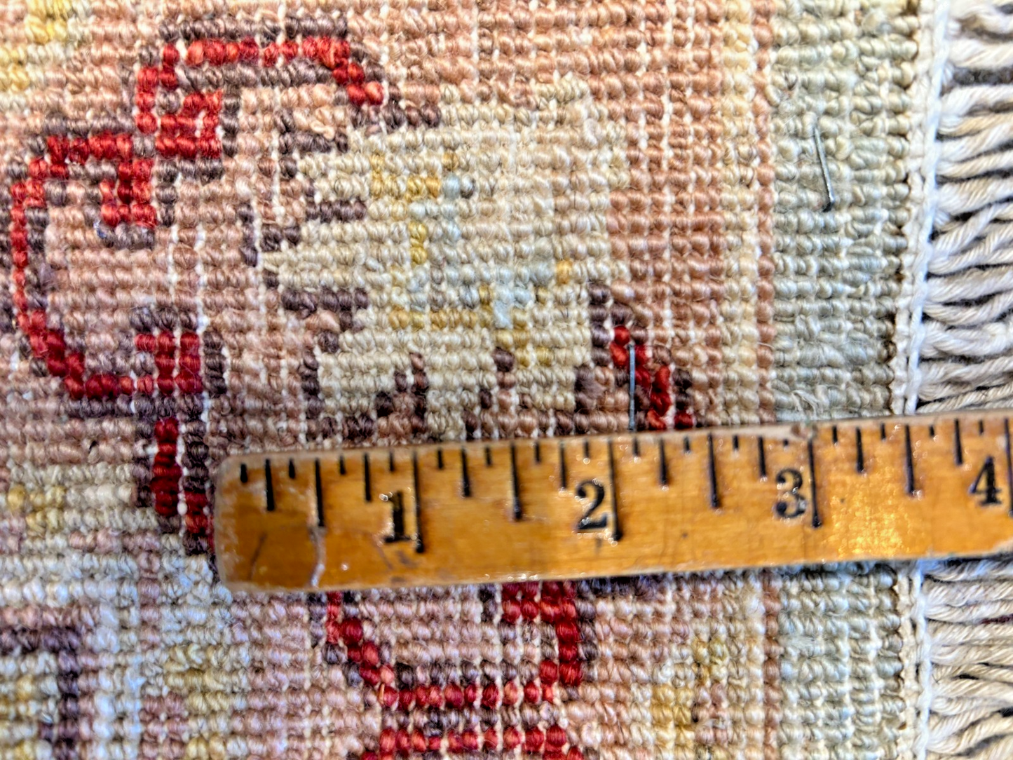 3'x5'2" Fine Hand-Knotted 100% Wool Pile Pakpishawar Area Rug