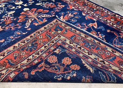 5'1"x6'6" Collector Antique Hand-Knotted 100% Wool Pile Lilihane Rug