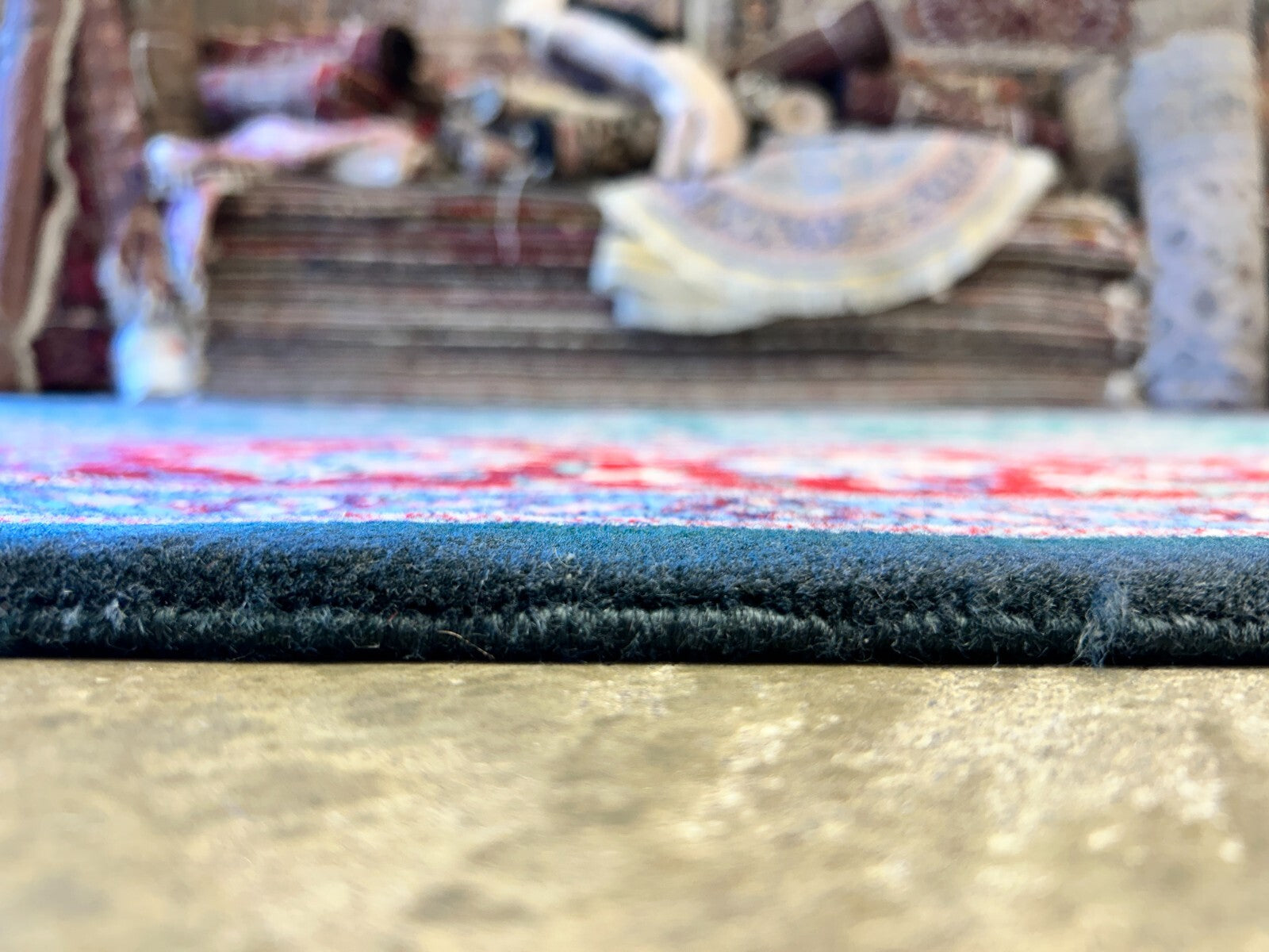 9'2"x12'8" Hand-Knotted 100% Wool Pile Oriental Rug