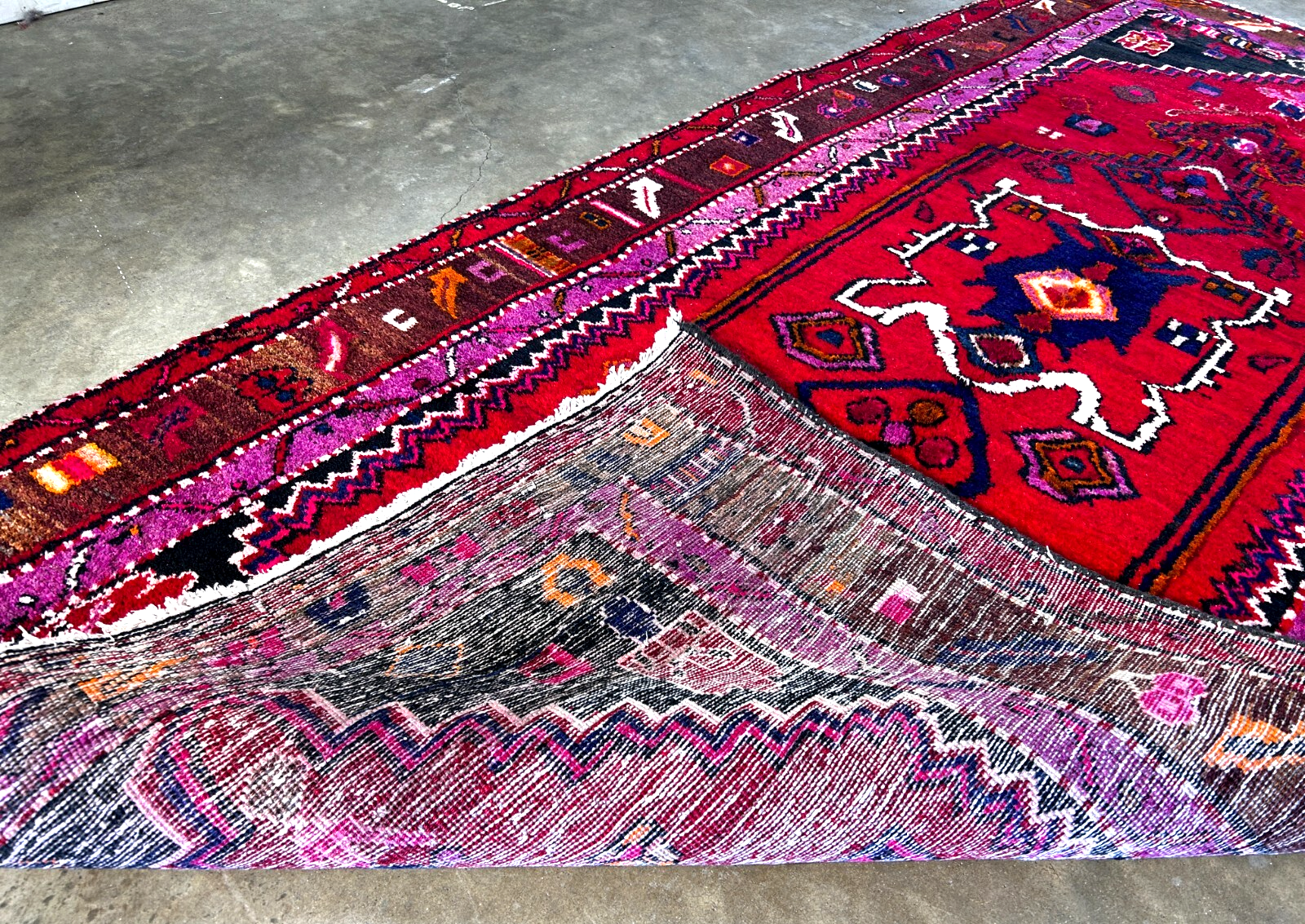 4'5" x 8'10'' Hand-Knotted 100% Lamb Wool Mousele Area Rug - Carpet