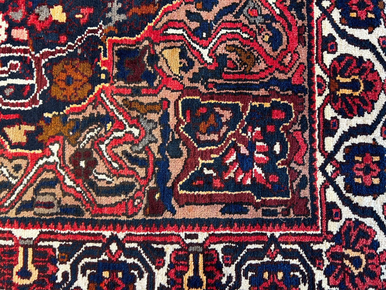 5'5" x 8'10" Hand-Knotted 100% Wool Pile Bakhtiarie Area Rug - Carpet