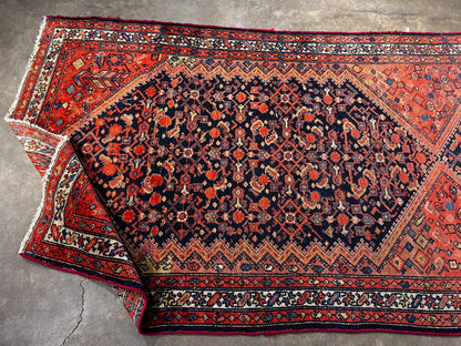 3'8" x 9'11" Hand-Knotted 100% Wool Pile - Malayere Runner