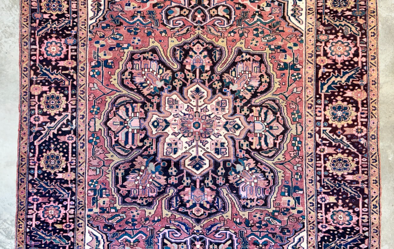 8'x11'3" Hand-Knotted 100% Wool Pile Herize Rug