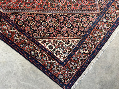 3'7"x5'8" Hand-Knotted 100% Wool Pile Persiane Bijare Rug