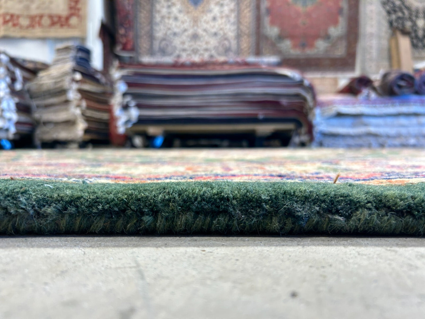 9'x12' Hand-Knotted 100% Wool Pile Herize Rug