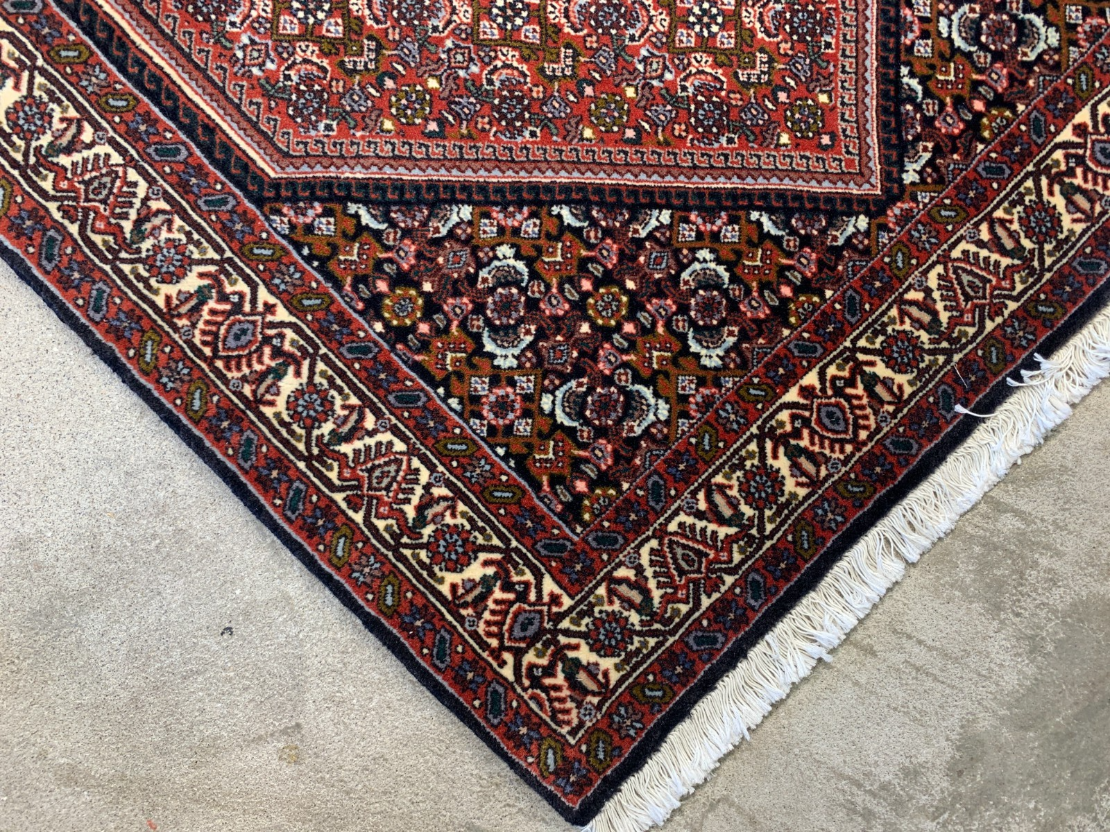 2'11"x4'11'' Hand-Knotted 100% Wool Bidjare Area Rug - Area Carpet