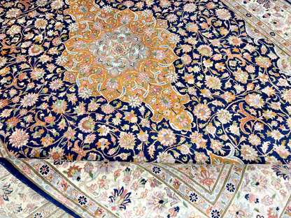 6'1"x9'4" Hand-Knotted 100% Wool Carpet - Pakpersian Kashane Area Rug