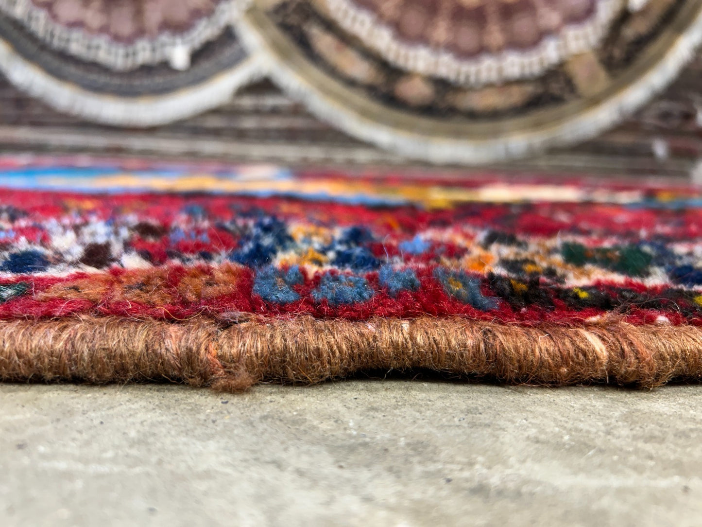 4'2"x5'3" Gorgeous Hand-Knotted 100% Wool Pile Pictorial Area Rug - Carpet