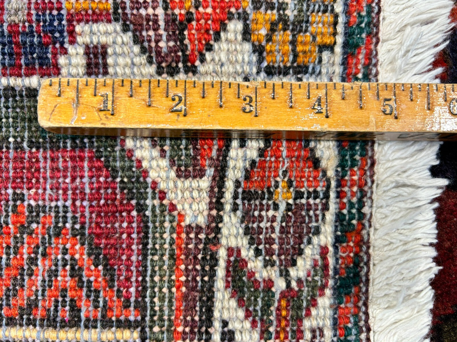 6'5"x9'9" Hand-Knotted 100% Wool Pile Bakhtiarie Carpet - Area Rug