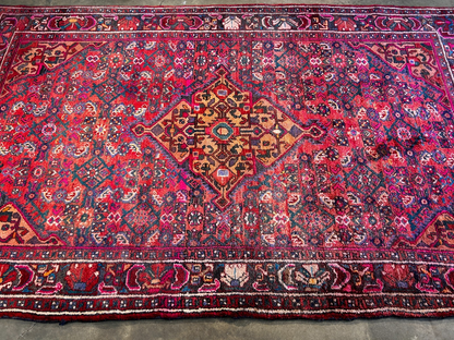 5'1" x 8'1" Hand-Knotted 100% Wool Pile Hamadane Sennehe Area Rug