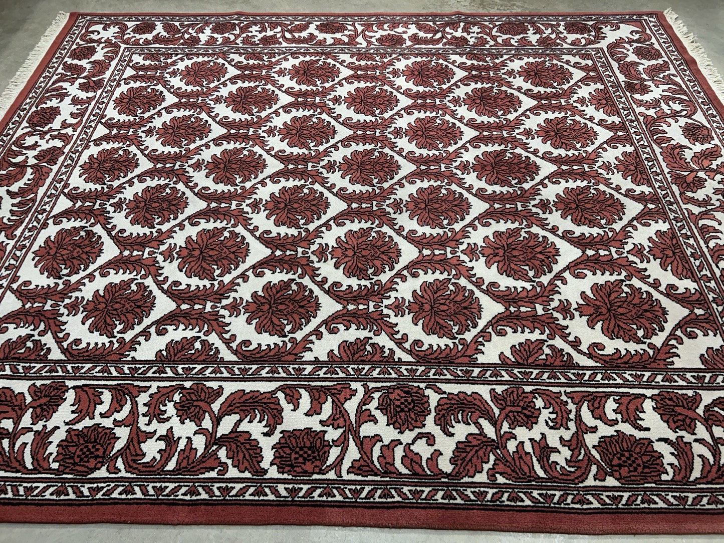 8’x9’11” Hand-Knotted 100% Wool Pile Oriental Area Rug - Carpet
