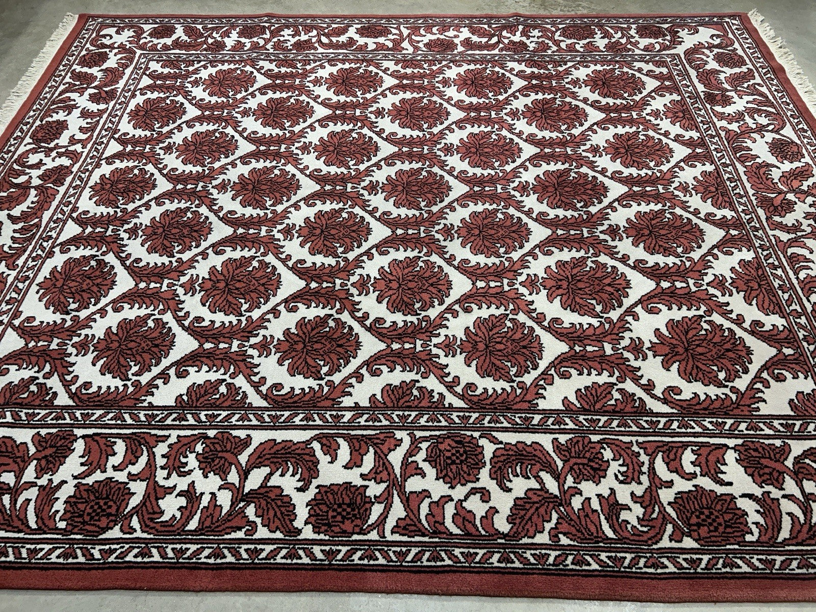 8’x9’11” Hand-Knotted 100% Wool Pile Oriental Area Rug - Carpet
