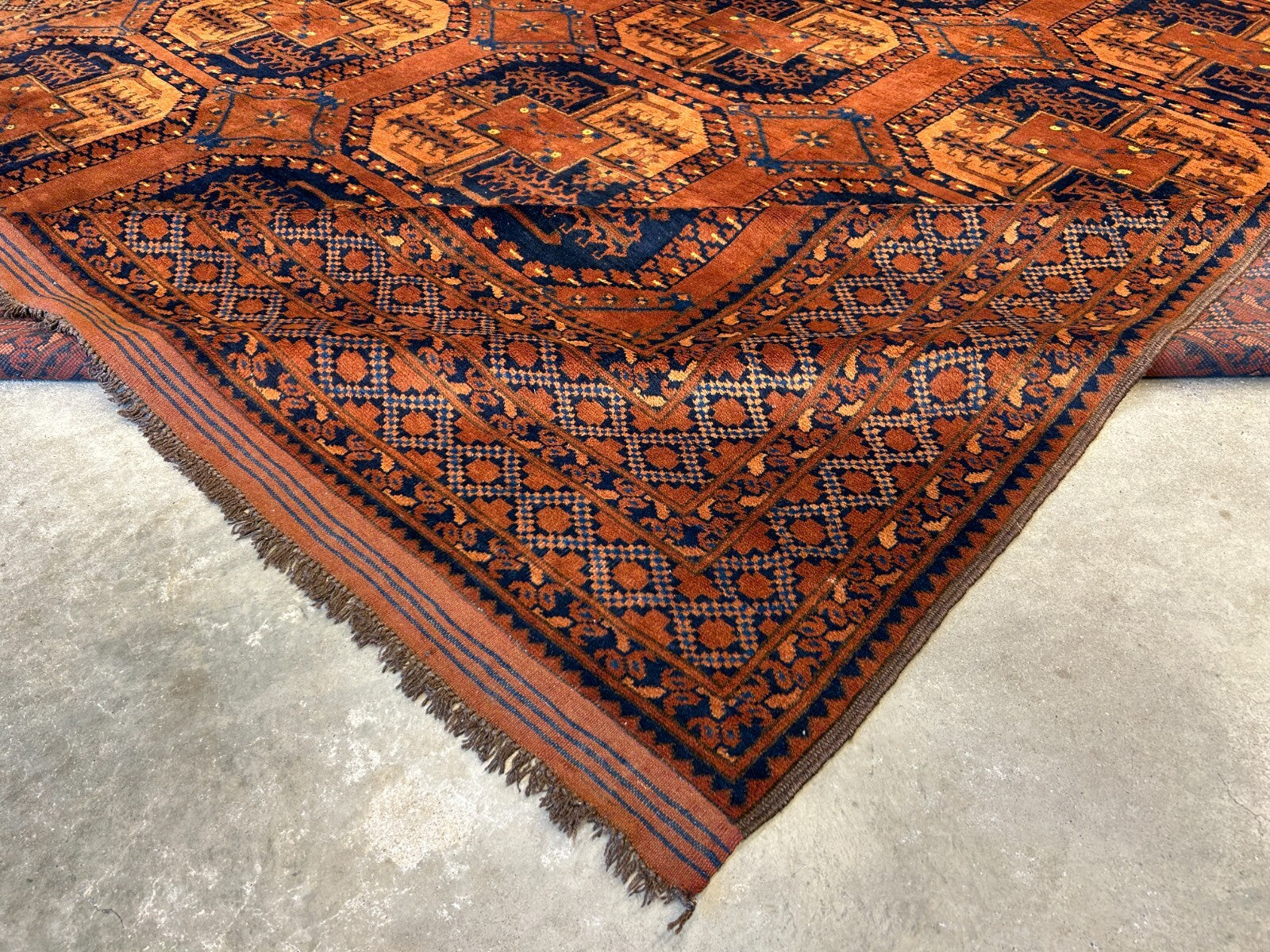 8'8"x12'1" Hand-Knotted 100%  Wool Pile Bokhara Rug