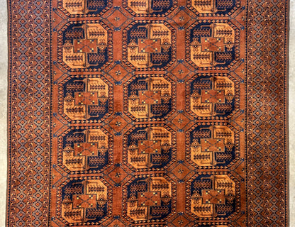 8'8"x12'1" Hand-Knotted 100%  Wool Pile Bokhara Rug