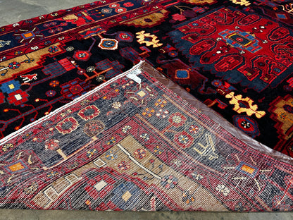 5'4" x 9'9" Hand-Knotted 100% Lamb Wool Pile Nahavande Area Rug