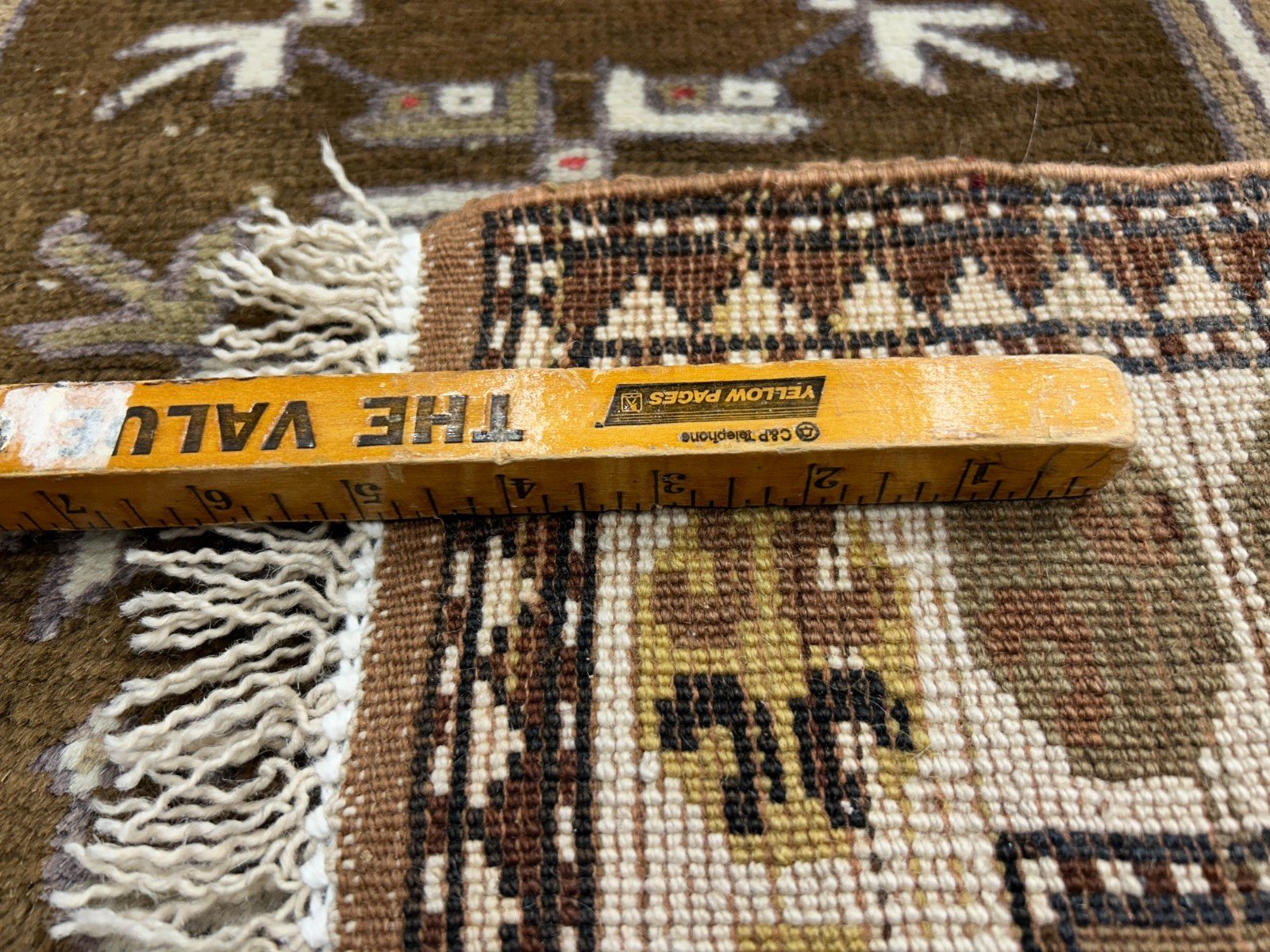 3'5"x5'3" Hand-Knotted 100% Wool Pile Kazak Area Rug - Carpet