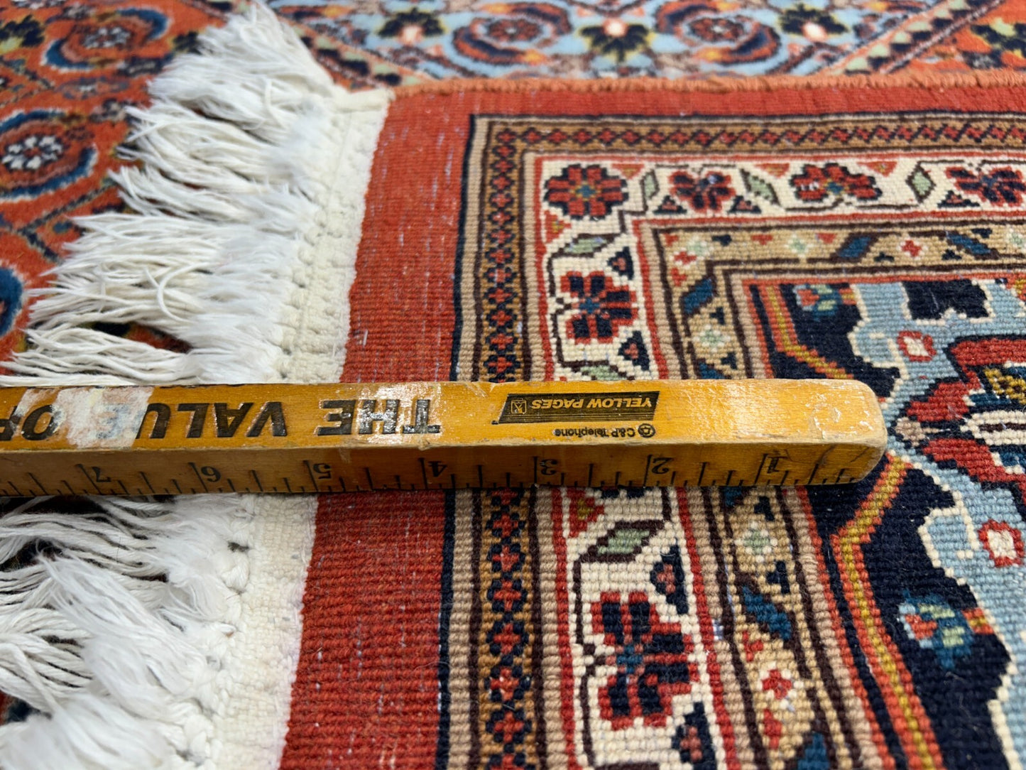 8'6"x12' Hand-Knotted 100% Wool Pile IndoBijar Rug