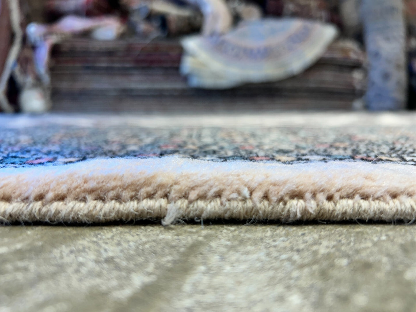 9'3"x12'6" Hand-Knotted 100% Wool Pile Bokhara Rug