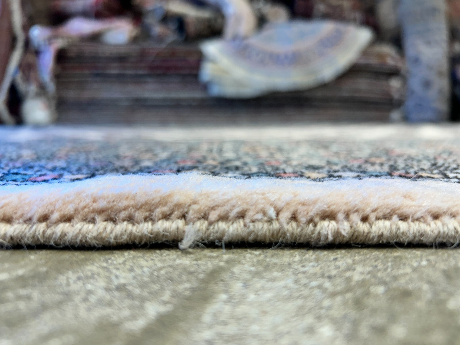 9'3"x12'6" Hand-Knotted 100% Wool Pile Bokhara Rug