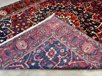 10'5"x12'8" Hand-Knotted 100% Wool Pile Bakhtiarie Rug