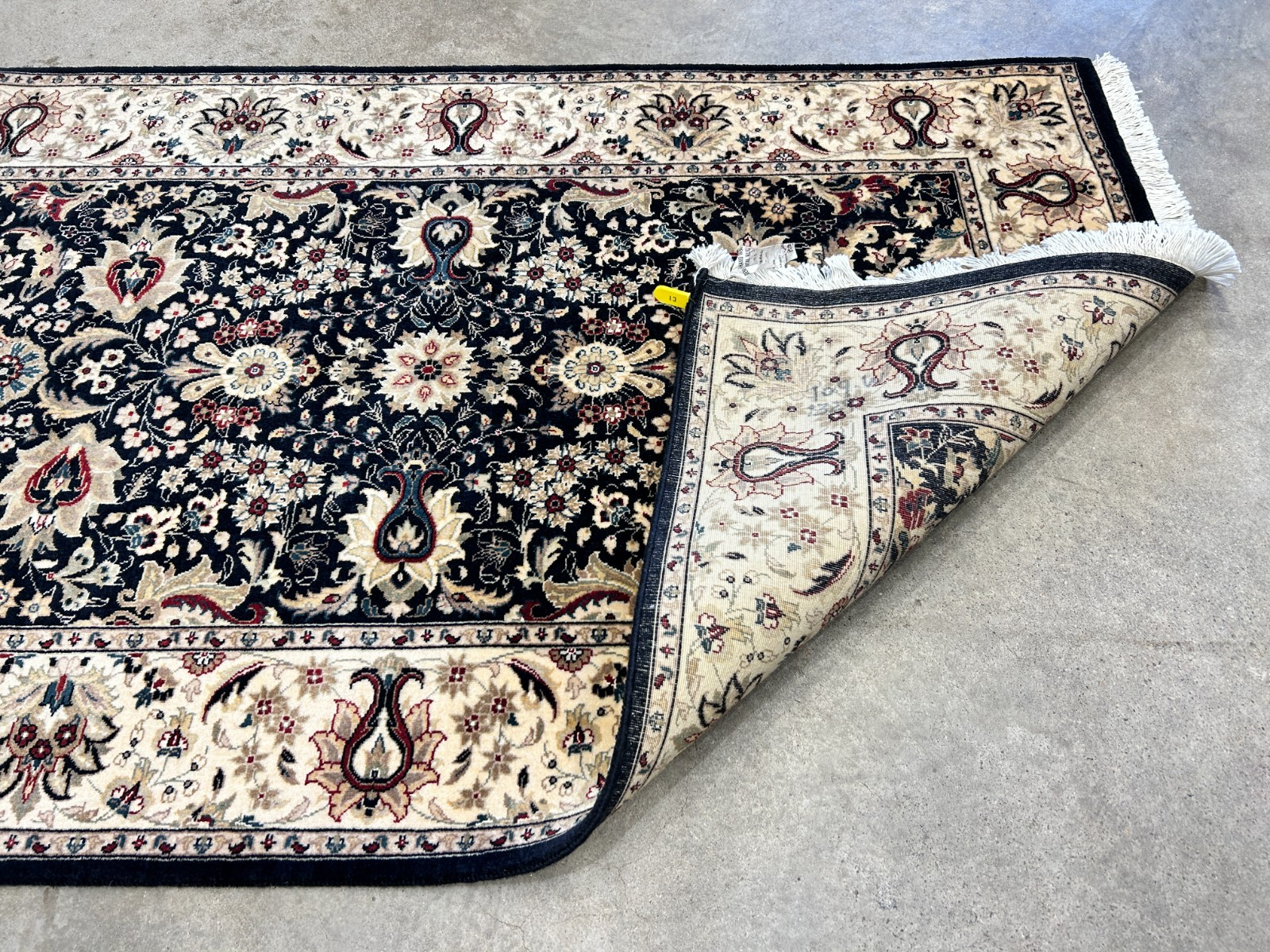 3'1"x5' Hand-Knotted 100% Wool Pile Lahovere Rug