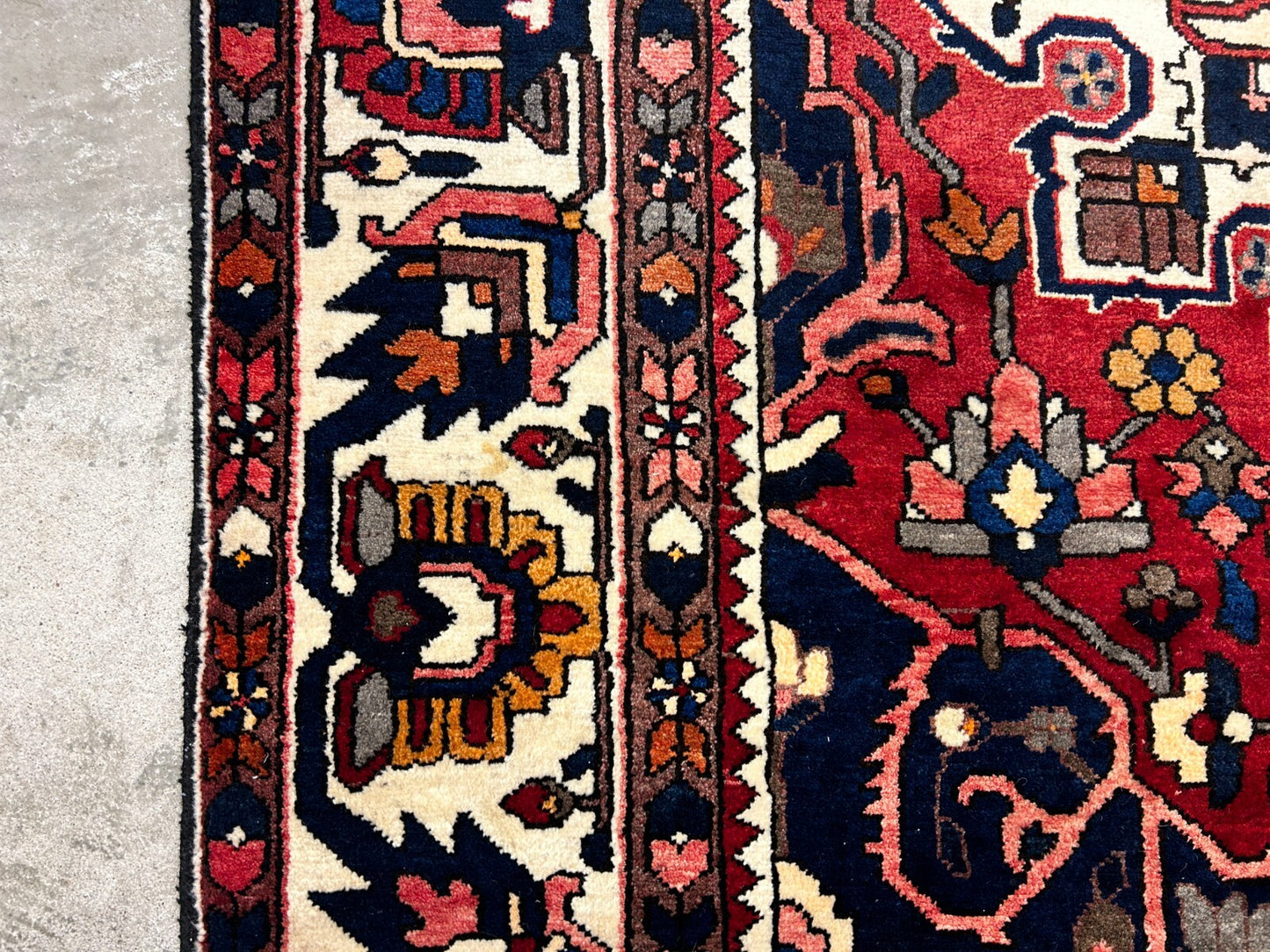 6'11"x10'4" Hand-Knotted 100% Wool Carpet - Bakhtiarie Area Rug