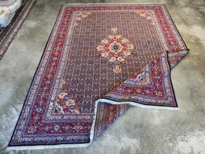 8'11"x11'8" Hand-Knotted 100% Wool Pile Bidjar Rug