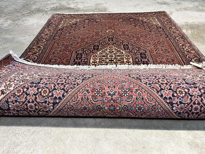 3'8"x5'6" Hand-Knotted 100% Wool Bidjare Carpet - Area Rug