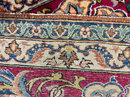 4'10"x6'7" Collector Antique Very Fine Hand-Knotted 100% Wool Isfahane Rug