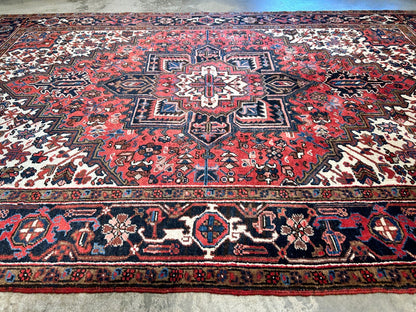 6'10"x10'3" Hand-Knotted 100% Wool Herize Carpet - Area Rug