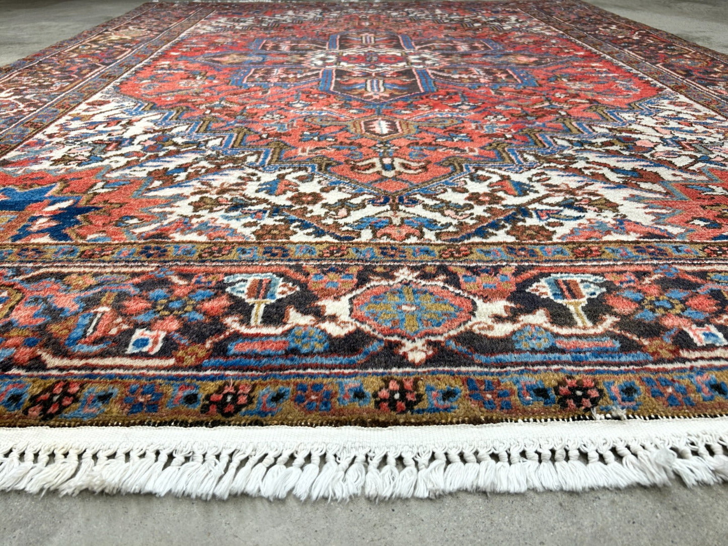 6'6"x8'10" Hand-Knotted 100% Wool Herize Carpet - Area Rug