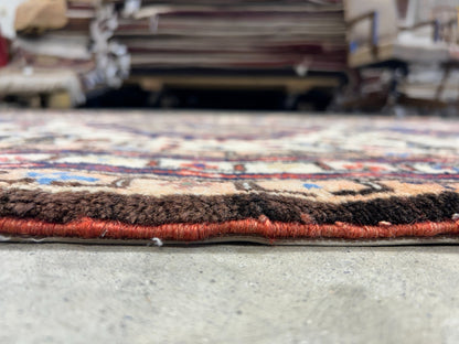 3'8"x5'2" Hand-Knotted 100% Wool Pile Karaja Area Rug - Carpet