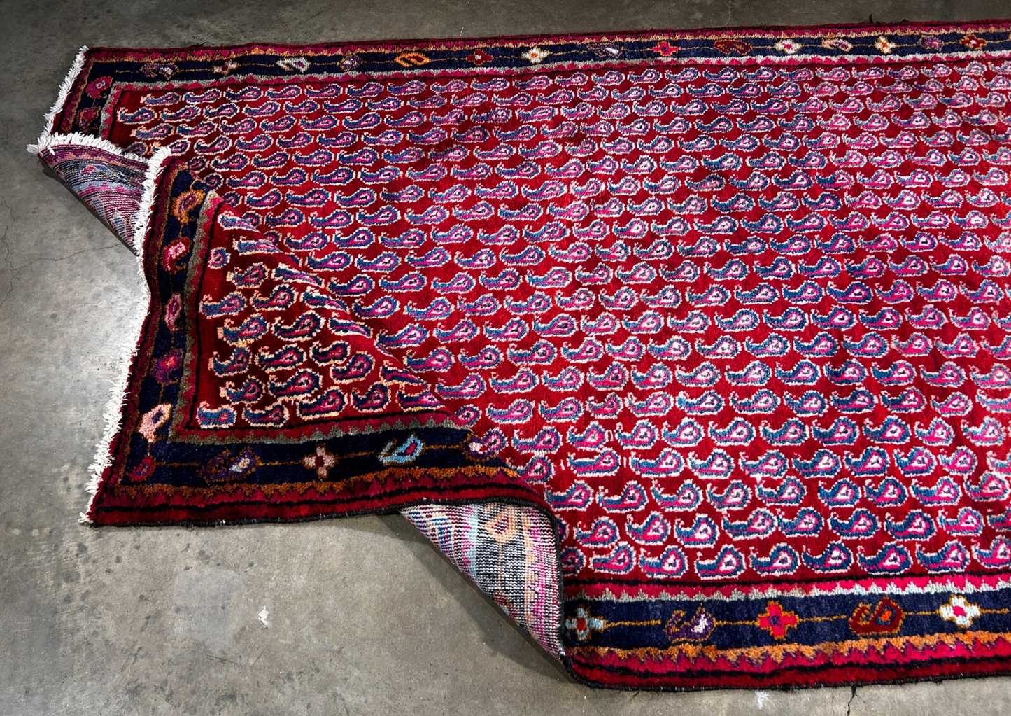4'2" x 8'1" Hand-Knotted 100% Wool Carpet - Bidjare Area Rug