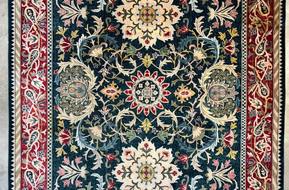 9'x12' Hand-Knotted 100% Wool Pile Oriental Rug