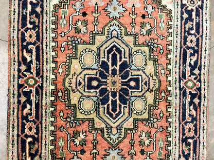 3'x5' Hand-Knotted 100% Wool Pile IndoSerapi Rug