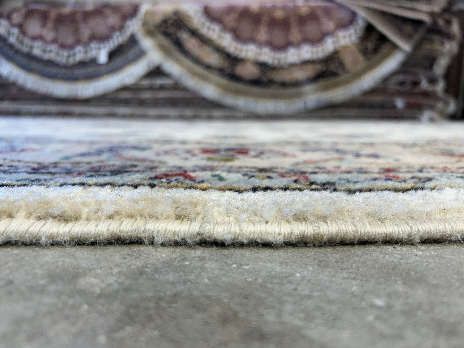 7’x9’11” Vintage Hand-Knotted 100% Wool Pile Tabrize Area Rug - Carpet