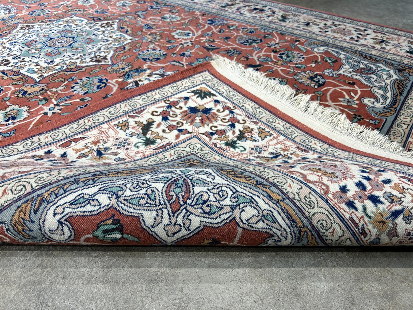 6'0"x9'1" Hand-Knotted 100% Wool Pile SinoPersian Carpet - Area Rug
